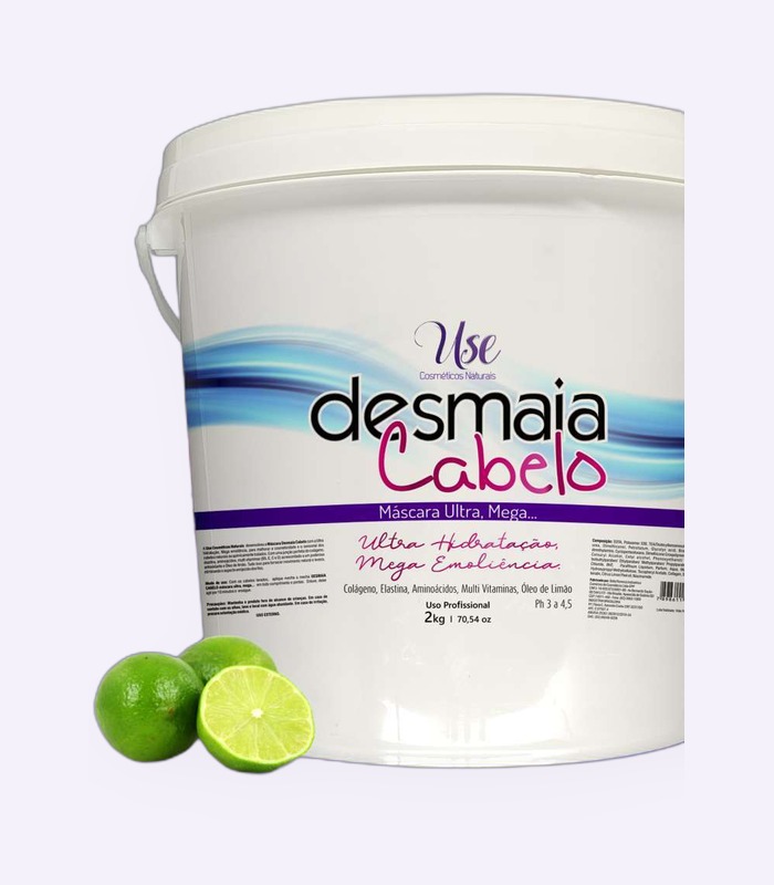 Desmaia Cabelo Use Cosméticos Naturais 2kg — ultra hidratação profissional
